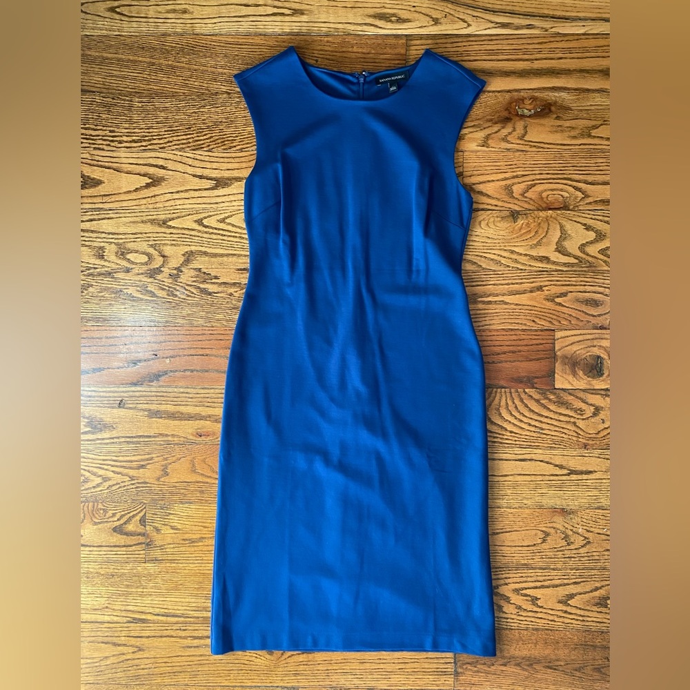 Banana Republic Blue Sheath Dress - Size 6